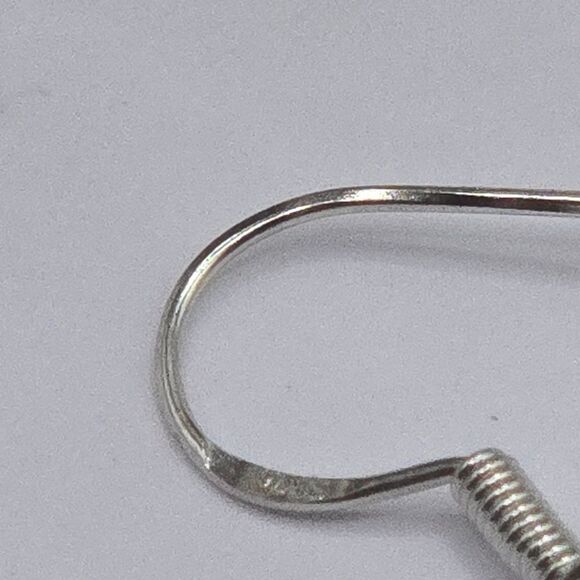 "5/$25" Artisan Crafted Clay Mixed Metal Dangle Earrings, 925 Ear Wires - Picture 6 of 9